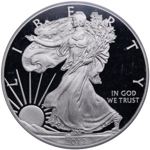 USA 1 Dollar 2012 W - American Silver Eagle - PCGS PR69DCAM