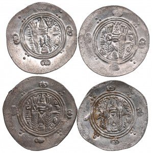 Arab-Sassanian, Tabaristan AR Hemidrachm - Anonymous “APZWT” (“Afzut”) type (AD 780-793) (4) 1, 2 - 136 PYE (AD 787-788)