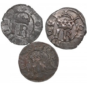 Small lot of Reval Schilling ND - Johan III (1568-1592) (3)