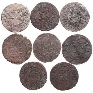 Lot of coins: Reval under Swedish rule Schilling (8)