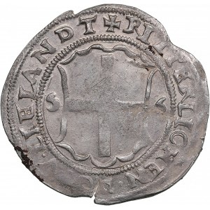 Riga 1/2 Mark 1556 - Heinrich von Galen (1551-1557)