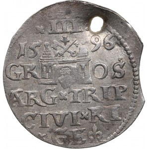Riga, Poland 3 Grosz 1596 - Sigismund III (1587-1632)