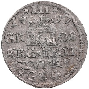 Riga, Poland 3 Grosz 1597 - Sigismund III (1587-1632)
