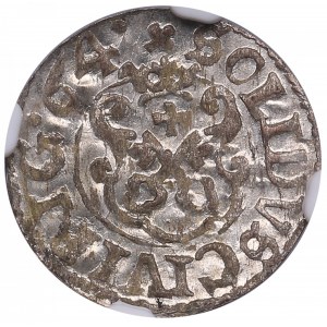 Riga, Sweden Solidus 1664 - Carl XI (1660-1697) - NGC MS 64
