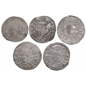 Lot of Wenden Schilling ND - Wolter von Plettenberg (1494-1535) (5)