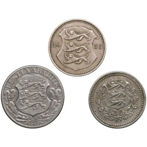 Group of coins: Estonia 1928-1936 (3)