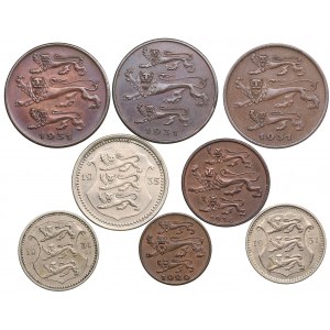 Small lot of coins: Estonia 1929-1934 (8)