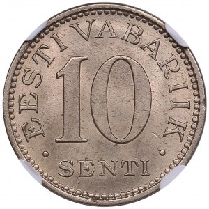 Estonia 10 Senti 1931 - NGC MS 64