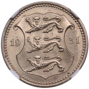 Estonia 10 Senti 1931 - NGC MS 64