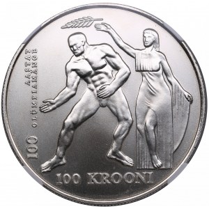 Estonia 100 Krooni 1996 - Atlanta Olympics - NGC MS 67