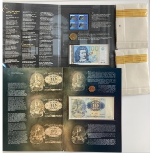 Group of Coin, Stamp, Envelope, Banknote sets: Estonia (4)