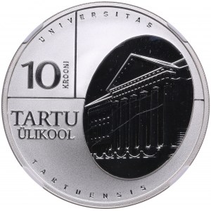 Estonia 10 Krooni 2002 - Tartu University - NGC PF 69 ULTRA CAMEO