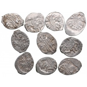 Collection of Russia Ivan IV The Terrible wire coins (10)