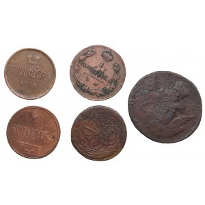 Lot of coins: Russia Kopecks (5)