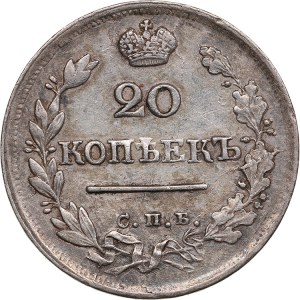Russia 20 Kopecks 1824 СПБ-ПД