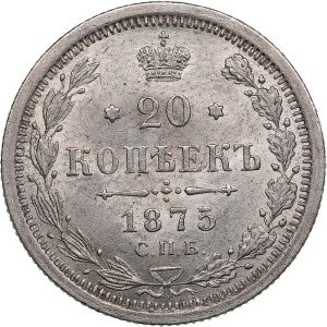 Russia 20 Kopecks 1875 СПБ-HI