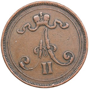 Finland, Russia 10 Penniä 1875