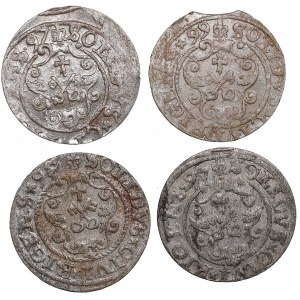 Lot of coins: Riga, Poland Solidus (4)