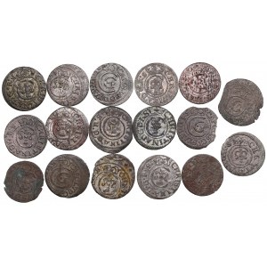 Small lot of coins: Riga, Sweden Solidus (17)
