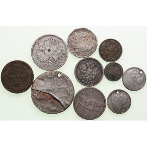 Lot of coins: Estonia, Russia (10)