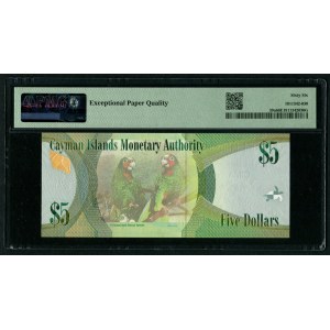 Cayman Islands 5 Dollars 2010 - PMG 66 EPQ Gem Uncirculated