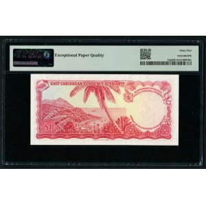 East Caribbean States 1 Dollar ND (1965) - PMG 65 EPQ Gem Uncirculated