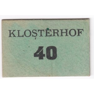Estonia, Russia - Klosterhof (Kloostri) Mansion 40, local note