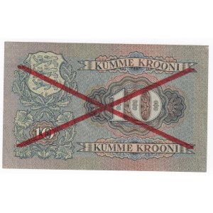 Estonia 10 Krooni 1928 - Specimen