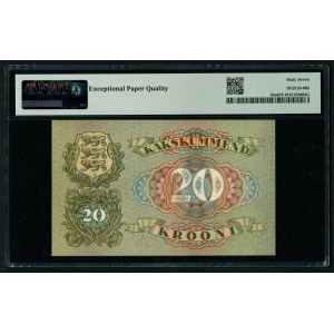 Estonia 20 Krooni 1932 - PMG 67 Superb Gem Unc