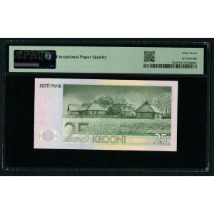 Estonia 25 Krooni 1991 (ND 1992) - PMG 67 EPQ Superb Gem Unc