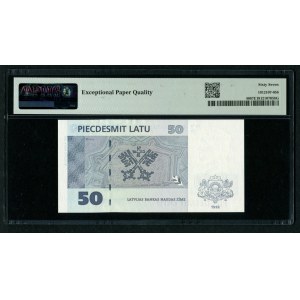 Latvia 50 Latu 1992 (ND 1994) - PMG 67 EPQ Superb Gem Unc