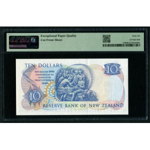 New Zealand 10 Dollars 1990 - PMG 66 EPQ Gem Uncirculated