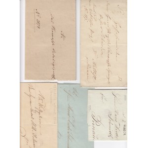 Estonia, Russia - Group of prephilately envelopes 1808, 1847, 1854, 1855, 1859 (5)