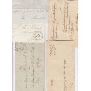 Estonia, Russia - Group of prephilately envelopes 1821, 1822, 1844, 1855, 1883 (5)