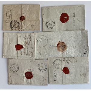 Estonia, Russia - Group of prephilately envelopes 1827, 1836, 1846, 1850, 1852 (6)