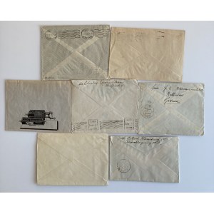 Group of envelopes: Estonia, Russia USSR, Germany, Netherlands (7)