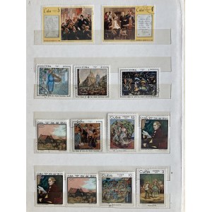Collection of stamps: Art - Different countries