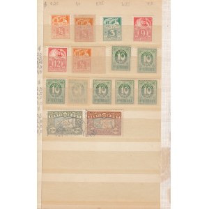 Estonia stamps & cancelled stamps - some with overprints