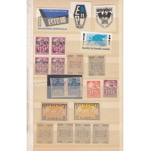 Estonia stamps & cancelled stamps - some with overprints