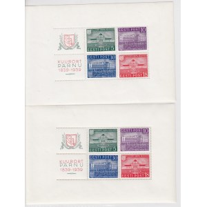 Estonia Stamps - Stamp blocks 1939 - Kuurort Pärnu 1839-1939 (2)