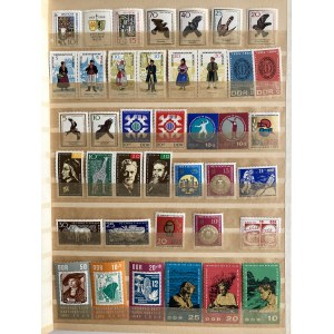 Collection of stamps: Mostly Germany DDR, some Romania, Bulgaria, Lithuania, Poland, Czechoslovakia