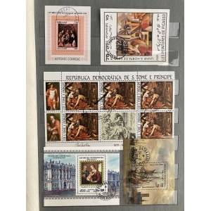 Collection of stamps: Many Art, Space - Different countries