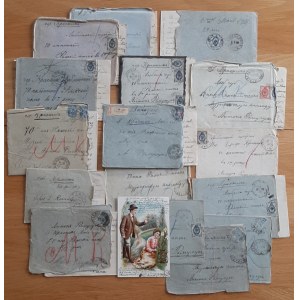 ESTONIA envelopes with letters around 1908