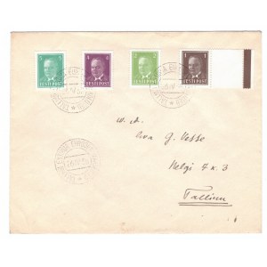 ESTONIA envelope 1938 - Special cancel Euroopa maadluse, Päts stamps
