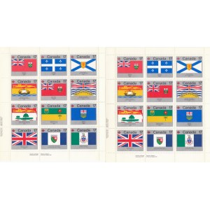 Canada Stamp Blocks 1979 (4) & Envelopes (13)