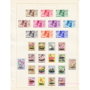 Collection of stamps: Congo & Katanga 1960-61