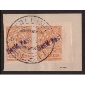 ESTONIA, Russia - Reval stamp 1 Kop with Eesti Post overprint 7.5.1919