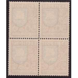 ESTONIA stamps 1940 CARITAS 50+50 senti MiNo.155 unused 4 block