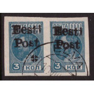 ESTONIA, Russia - ELVA 3 Kop with Eesti Post overprint 1941