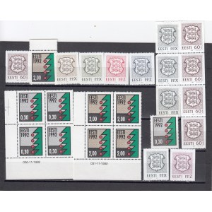 Group of stamps: Estonia 1992-93 (102)